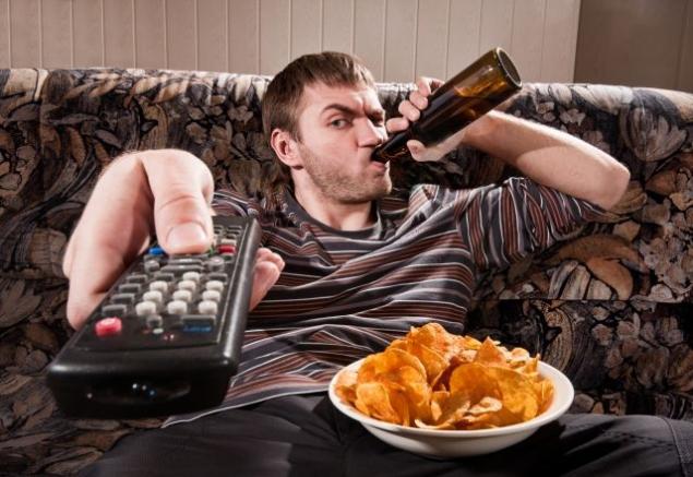 fat loss watching TV