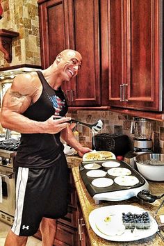 cook like a man the rock