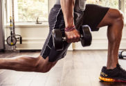 how to build muscle and strength while injured lunge